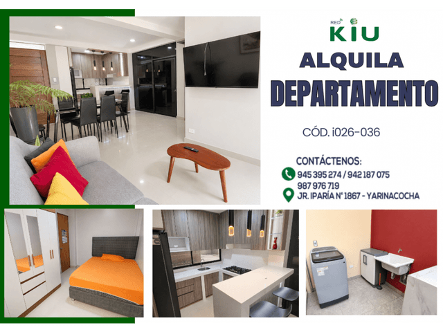 i026036 ALQUILER DEPARTAMENTO - MANANTAY