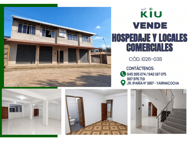 i026038 VENTA HOSPEDAJE Y LOCALES COMERCIALES - CALLERIA