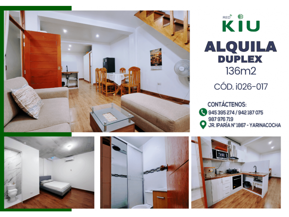 I026017 - ALQUILER DUPLEX - CALLERIA — foto 1