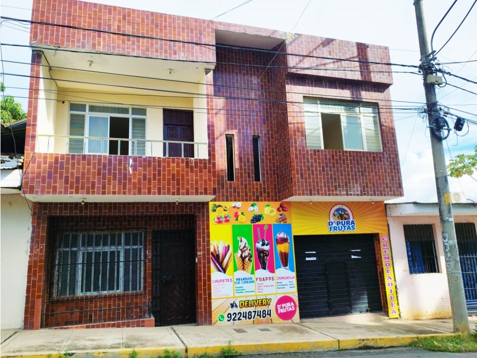 SE VENDE VIVIENDA/ COMERCIO EN EL CENTRO DE TARAPOTO — foto 1