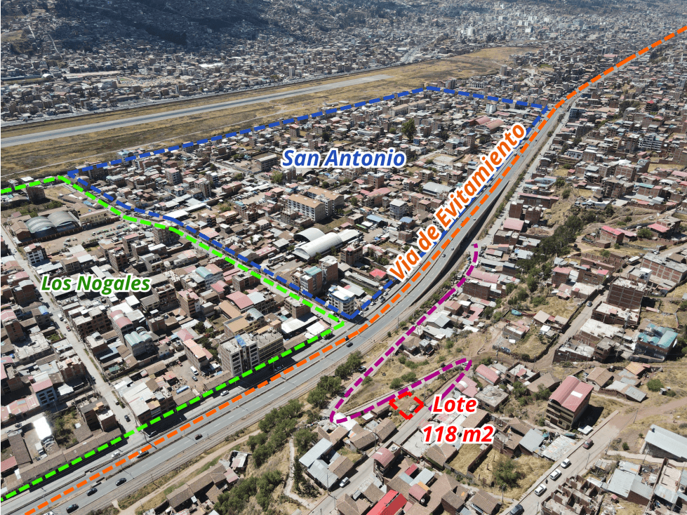 VENDO LOTE DE 118 M2 EN FEDETRAC CUSCO PERU — foto 2