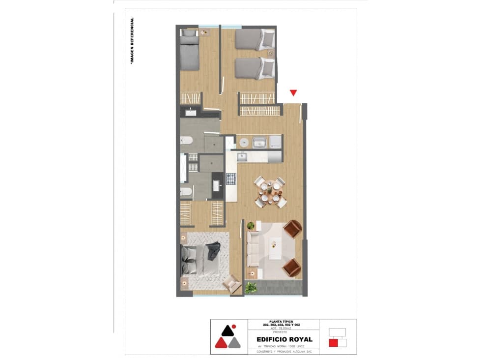 Venta Departamento 3 Dormitorios Lince — foto 6