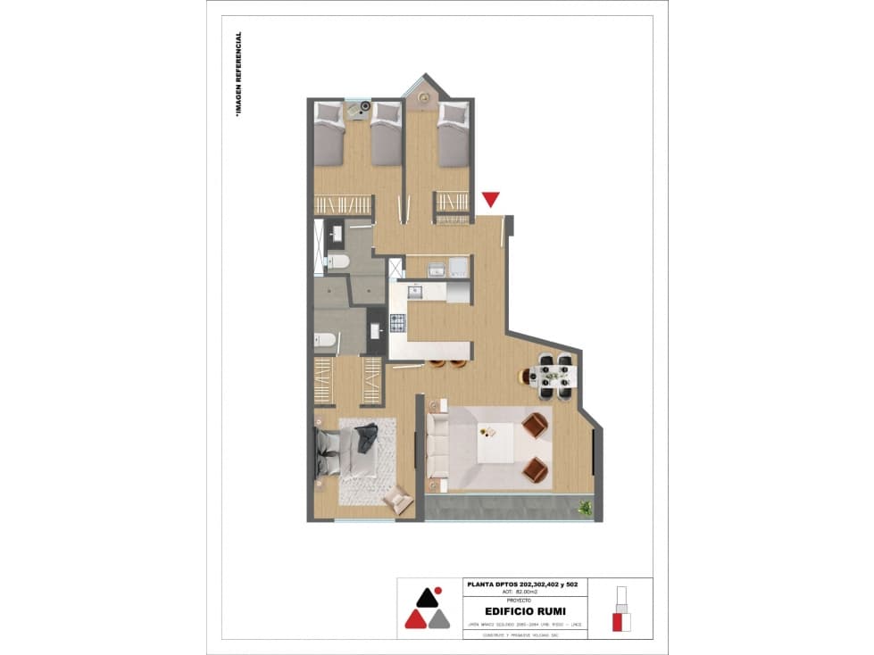 Venta departamento de 3 Dormitorios Lince — foto 6