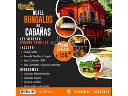 Alquiler de Cabañas en Agua Dulce - Acobamba (Tarma)