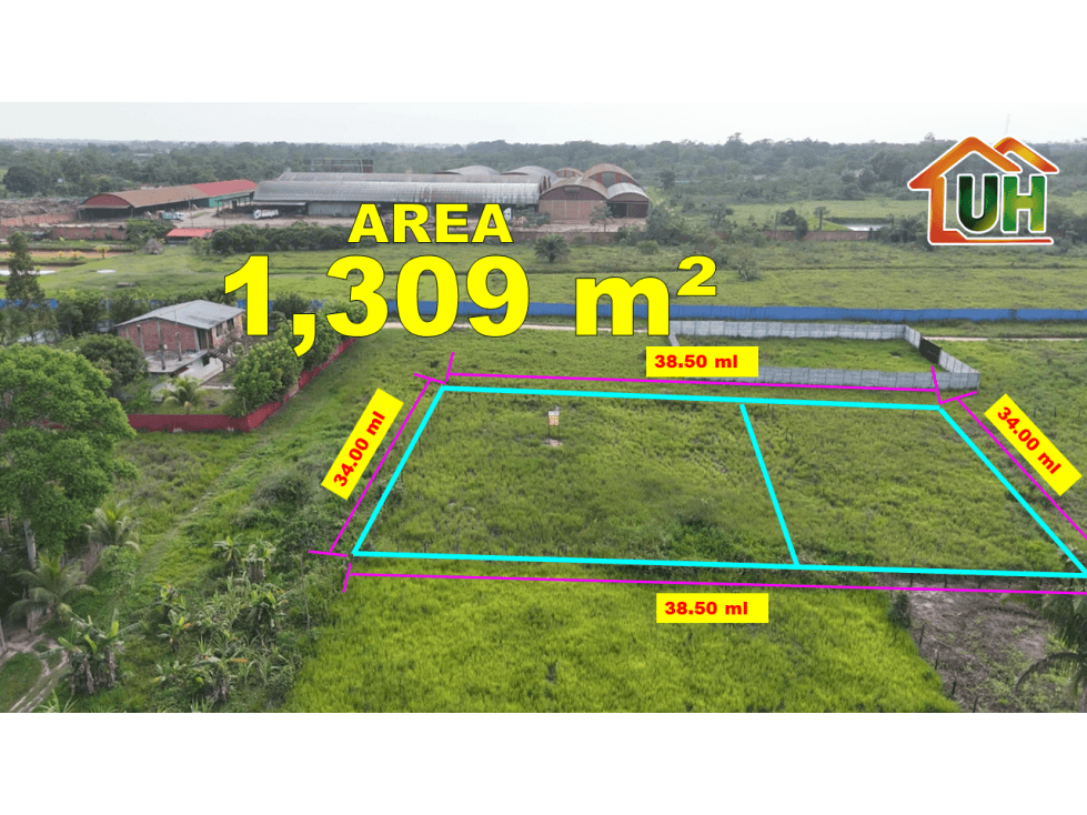 00679 - VENDO AMPLIO TERRENO EN PUCALLPA - AREA 1,309 M2 — foto 1