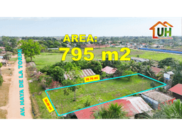 00717-VENDO AMPLIO TERRENO A 03 CUADRAS DE LA C.F.B KM 12 - AT 795 M2