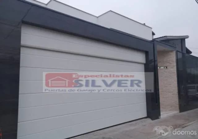 FABRICACIÓN DE PUERTAS LEVADIZAS SECCIONALES CERCOS ELÉCTRICOS- SILVER — foto 2