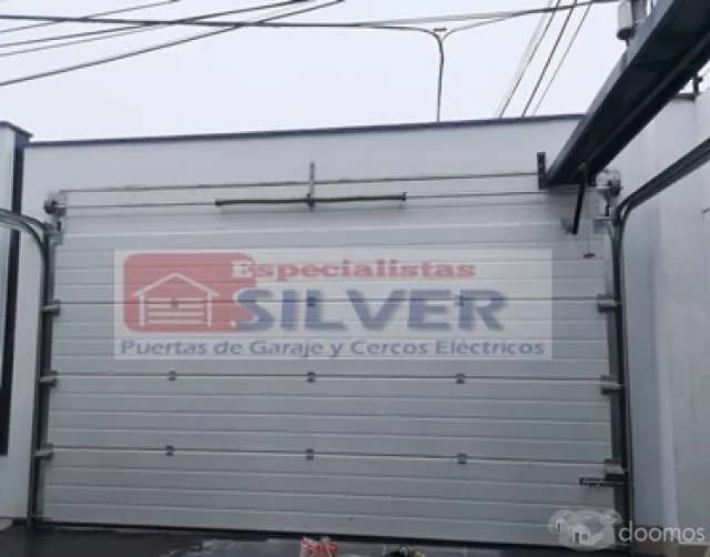 FABRICACIÓN DE PUERTAS LEVADIZAS SECCIONALES CERCOS ELÉCTRICOS- SILVER — foto 3
