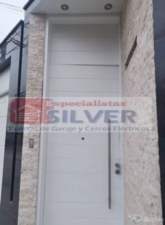 FABRICACIÓN DE PUERTAS LEVADIZAS SECCIONALES CERCOS ELÉCTRICOS- SILVER — foto 4